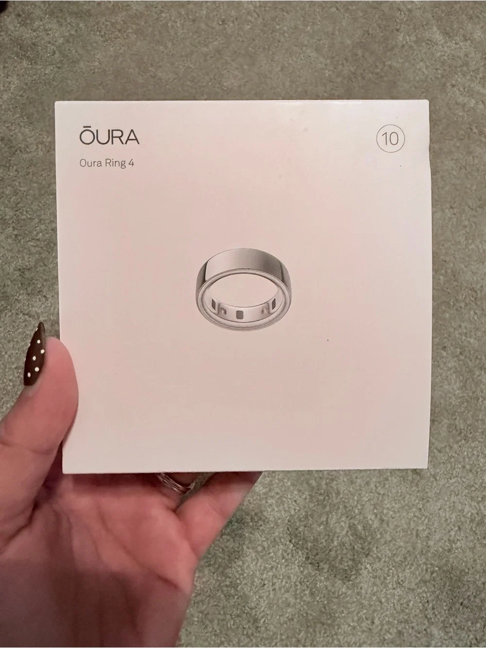 Oura Silver Reflective Smart Ring